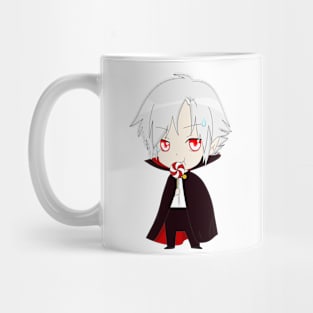 Cute vampire with blood candy Mug